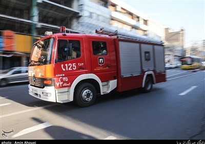  آتش‌سوزی در انباری یک بیمارستان در غرب تهران + تصاویر 