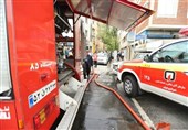 آتش‌سوزی در مجتمع در حال ساخت &quot;رزمال&quot; تهران