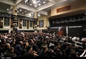 عزاداری شب تاسوعای حسینی در حسینیه امام خمینی (ره)