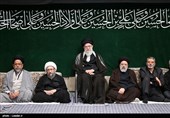 عزاداری شب تاسوعای حسینی در حسینیه امام خمینی (ره)