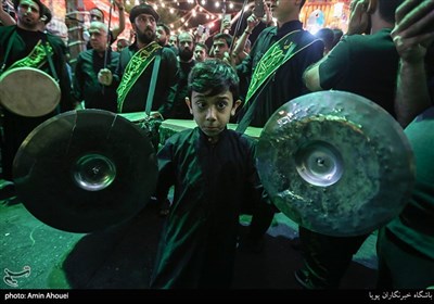 Carrying Torches Part of Muharram Mourning Rites in Tehran