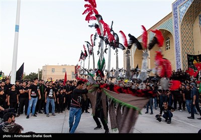 مراسم عزاداران حسینی در شهرک دانشگاه - یزد