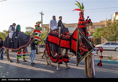 مراسم عزاداران حسینی در شهرک دانشگاه - یزد