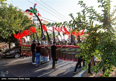 مراسم عزاداران حسینی در شهرک دانشگاه - یزد