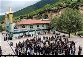آیین علم بندان روز تاسوعا در روستای زیارت - گرگان