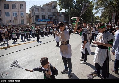 مراسم عزاداری روز تاسوعای حسینی در کرمانشاه 