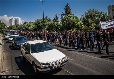 عزاداری تاسوعای حسینی در غرب تهران