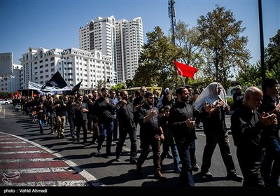 عزاداری تاسوعای حسینی در غرب تهران