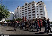 عزاداری تاسوعای حسینی در غرب تهران