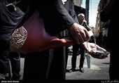 دسته های عزاداری روز تاسوعا در خیابان رودکی