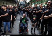 مراسم عزاداری تاسوعای حسینی در بازار تهران