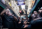 مراسم عزاداری تاسوعای حسینی در بازار تهران