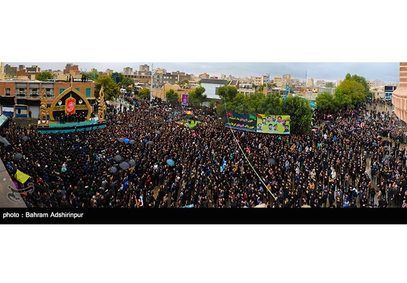 اجتماع عزاداران دارالارشاد اردبیل در روز تاسوعا به روایت تصویر