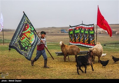 مراسم عزاداری تاسوعای حسینی در ییلاق ارسباران