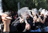 تجلی شور حسینی عزاداران ایلامی در روز تاسوعا به روایت تصویر