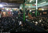 مراسم عزاداری ماه حرم  در حسینیه آقا سیدجمال قزوین