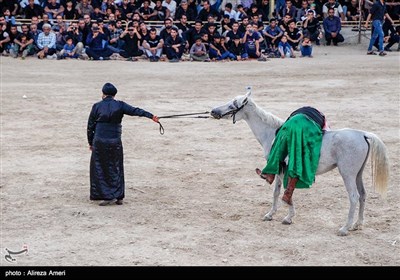 تعزیه شهادت حضرت علی اکبر(ع) در لامرد