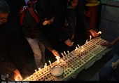 آئین روشن کردن 41 شمع در 41 مسجد تبریز در تاسوعا به روایت تصویر