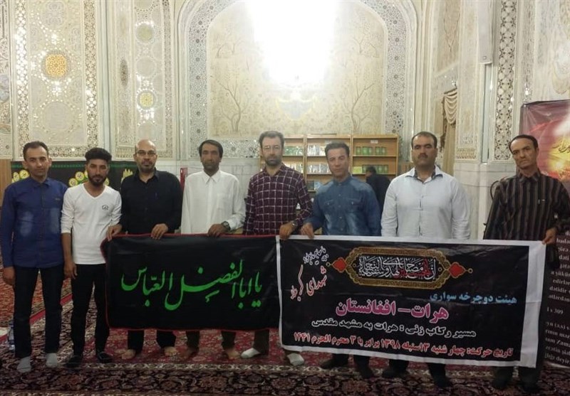 دÙÚØ±Ø®Ù Ø³ÙØ§Ø±Ø§Ù Ø§ÙØºØ§ÙستاÙÛ Ù
Ø³ÛØ± ÙØ±Ø§Øª تا Ù
Ø´ÙØ¯Ø§Ùرضا(ع) را رکاب Ø²Ø¯ÙØ¯