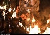 آئین سنتی مشعل گردانی نجفی‌های مقیم قم