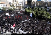 عزاداری ظهر عاشورا در میدان شهید طهرانی مقدم