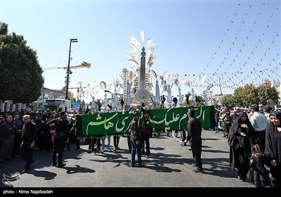 Iranians Observe Ashura Mourning Ceremony in Mashhad