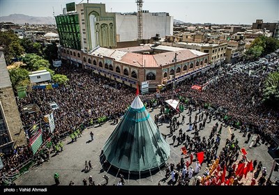 خیمه سوزان ظهر عاشورا - چهار راه گلوبندک تهران