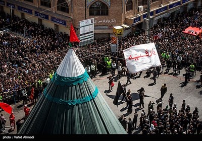 خیمه سوزان ظهر عاشورا - چهار راه گلوبندک تهران