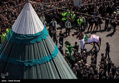 خیمه سوزان ظهر عاشورا - چهار راه گلوبندک تهران