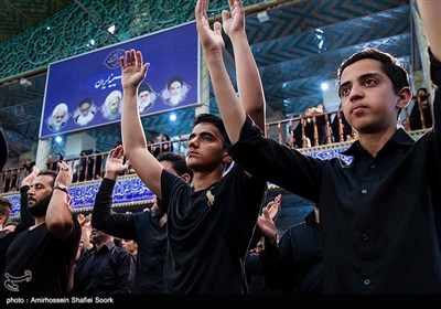 مراسم عزاداری عاشورای حسینی در مسجد حظیره یزد 