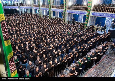 مراسم عزاداری عاشورای حسینی در مسجد حظیره یزد 