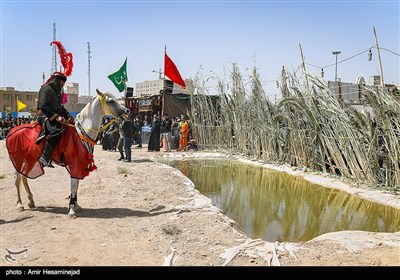 آتش زدن خیمه ها در ظهر عاشورا - قم