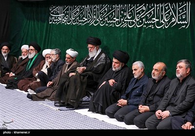 عزاداری شام غریبان حسینی در حسینیه امام خمینی(ره)