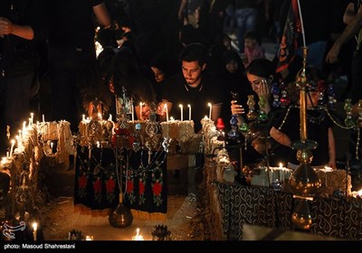 Ashura Evening Mourning Ceremony Observed in Streets of Tehran