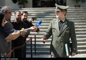 امیر سرتیپ حاتمی وزیر دفاع درحاشیه جلسه هیئت دولت 