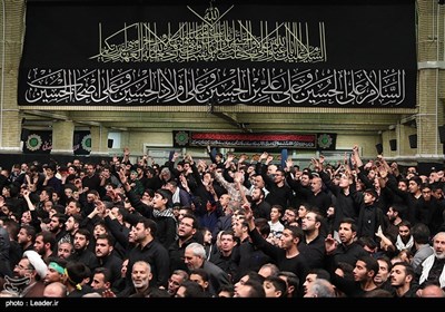آخرین شب عزاداری محرم در حسینیه امام خمینی(ره)