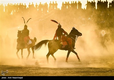 تعزیه بازسازی واقعه عاشورا در نوش آباد کاشان