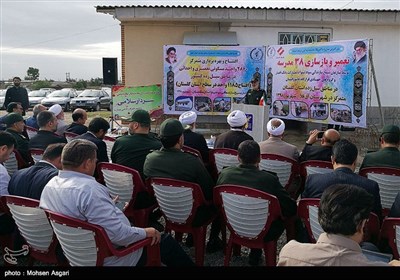 ۳۸ مدرسه در مناطق سیل‌زده گلستان با حضور سردار سلامی افتتاح شد