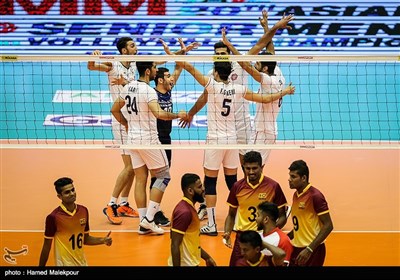 دیدار تیم‌های والیبال ایران و سریلانکا - مسابقات قهرمانی آسیا