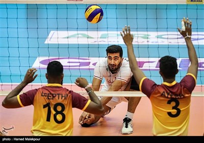 دیدار تیم‌های والیبال ایران و سریلانکا - مسابقات قهرمانی آسیا