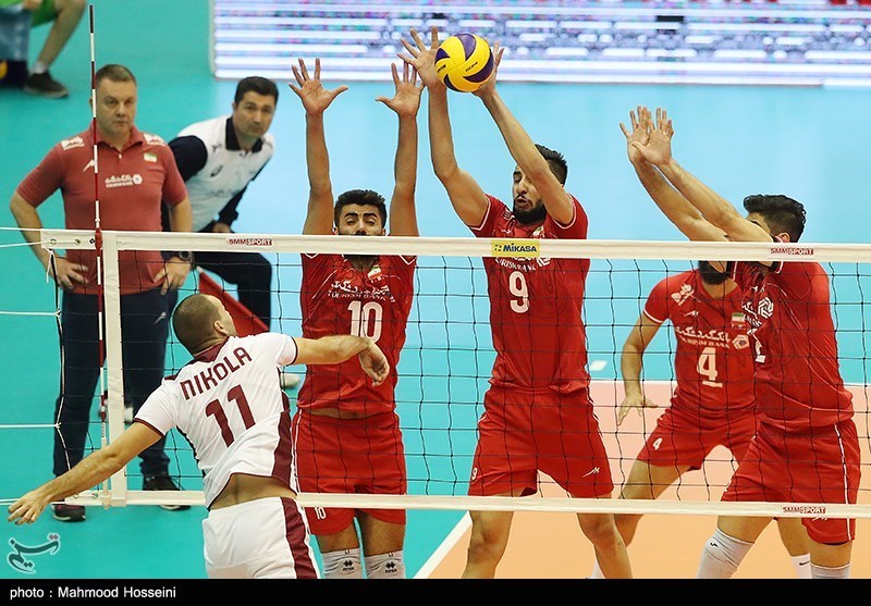 Iran Downs Qatar at Asian Volleyball Championship