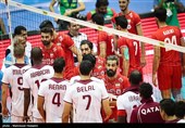 والیبال قهرمانی آسیا - ایران و قطر