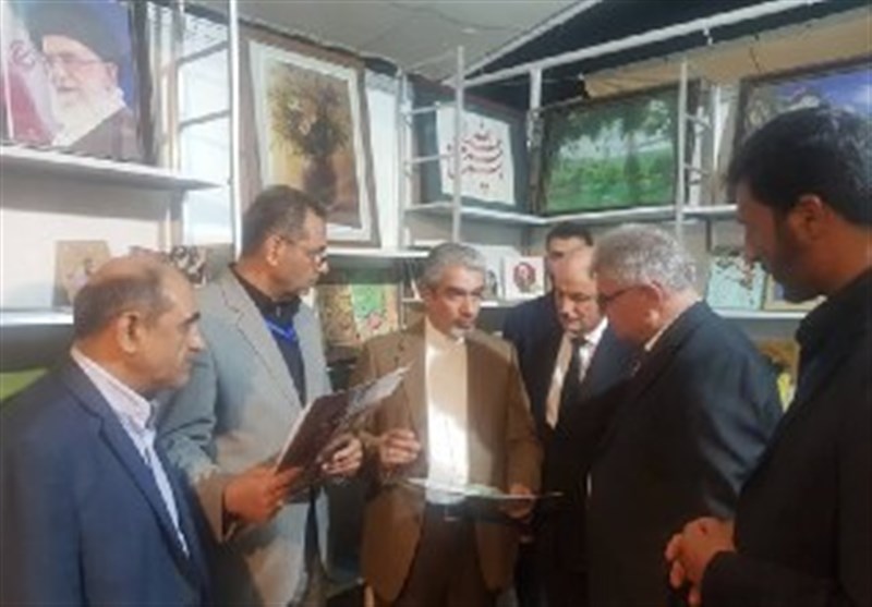 بازدید رئیس نمایشگاه کتاب سوریه از غرفه ایران