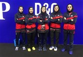 تنیس روی میز قهرمانی آسیا| تیم بانوان ایران هم به مرحله دوم صعود کرد