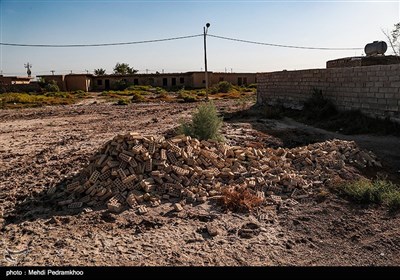 خشکسالی دهه های اخیر و سیل امسال مشکلات روستای قدرت آباد سابله را دو چندان کرده است