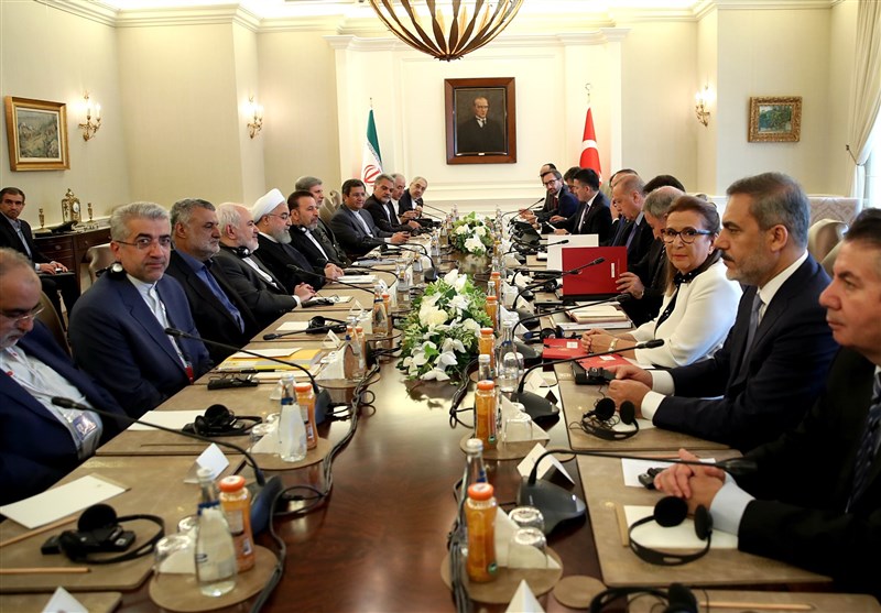 روحانی:همکاری ایران و ترکیه در تامین امنیت منطقه گسترش‌می‌یابد