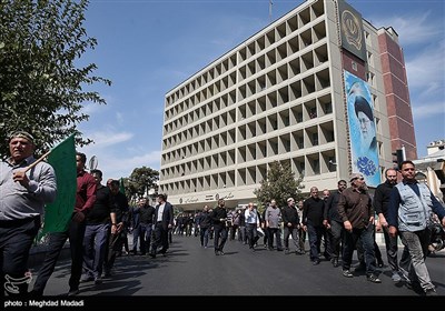 دسته عزاداری بمناسبت هفتمین روز شهادت امام حسین(ع)