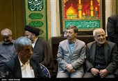 پرویز فتاح رئیس بنیاد مستضعفان در مراسم ترحیم اسدالله عسگراولادی
