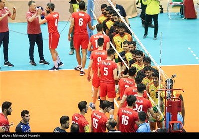 والیبال قهرمانی آسیا - ایران و هند