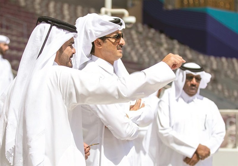 بازدید امیر قطر از ورزشگاه خلیفه و آکادمی اسپایر + عکس